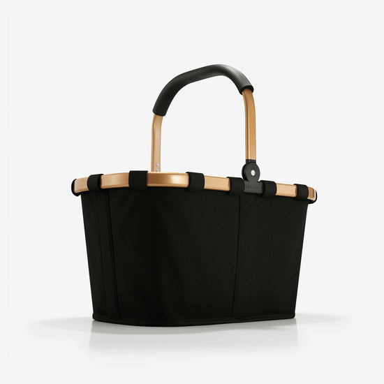 Reisenthel carrybag frame gold/black (Einkaufskorb,schwarz) Rabatt