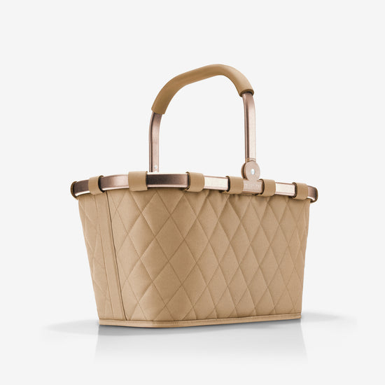 Reisenthel carrybag frame rhombus ginger (Einkaufskorb,hellbraun) Versandkostenfrei