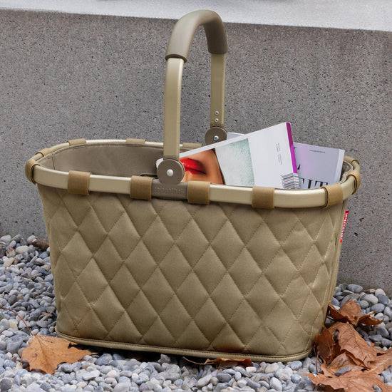 Reisenthel carrybag frame rhombus olive (Einkaufskorb,olive) Begrenztes Angebot