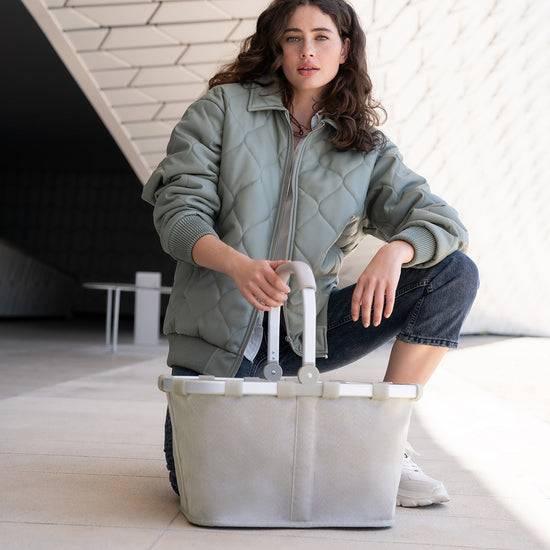 Reisenthel carrybag herringbone sand (Einkaufskorb,hellbraun) Osterangebot