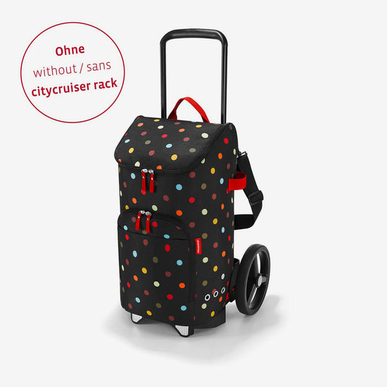 Reisenthel citycruiser bag dots (Einkaufstrolleytasche,schwarz)