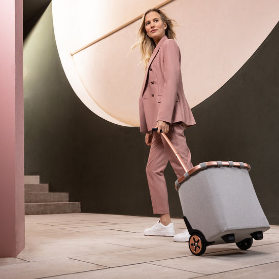 Reisenthel carrycruiser frame twist sky rose (Einkaufstrolley,hellgrau) Bis zu 60% Rabatt