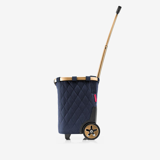 Reisenthel carrycruiser frame rhombus midnight gold (Einkaufstrolley,dunkelblau) Vierteljährliche Förderung
