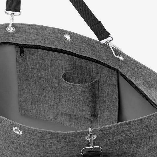 Reisenthel shopper XL twist silver (Strandtasche,grau) zollfrei