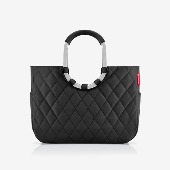 Reisenthel loopshopper L rhombus black (Einkaufstasche,schwarz)