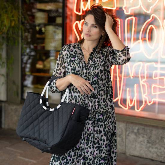 Reisenthel loopshopper L rhombus black (Einkaufstasche,schwarz) Rabatte dieses Monats