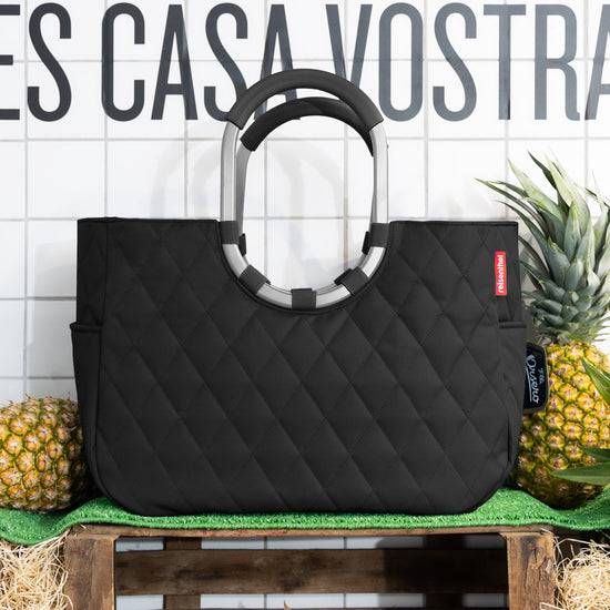 Reisenthel loopshopper L rhombus black (Einkaufstasche,schwarz) Rabatte dieses Monats