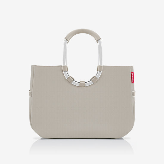 Reisenthel loopshopper L herringbone sand (Einkaufstasche,hellbraun)