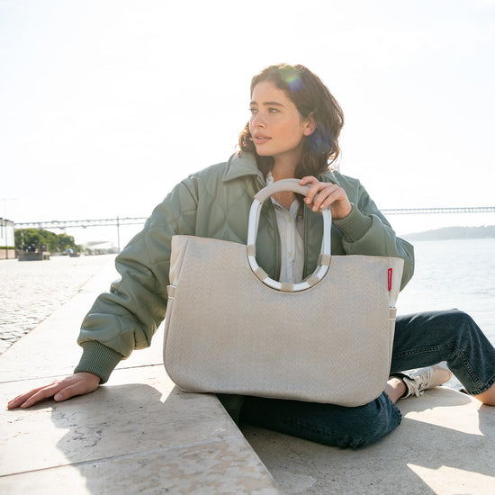 Reisenthel loopshopper L herringbone sand (Einkaufstasche,hellbraun) Angebote