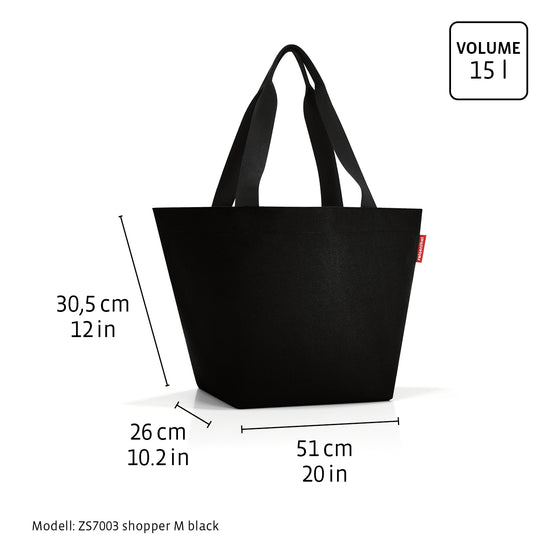 Reisenthel shopper M twist coffee (Handtasche,creme)