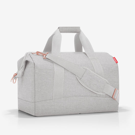 Reisenthel allrounder L twist sky rose (Große Reisetasche - 30 Liter Platz,hellgrau) Kostenloser Versand international