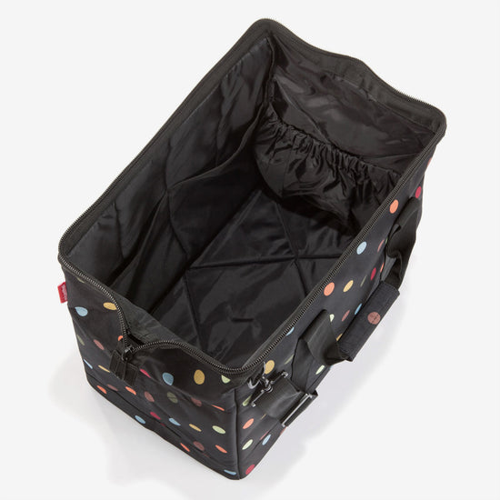 Reisenthel allrounder L dots (Große Reisetasche - 30 Liter Platz,schwarz) Fabrikladen