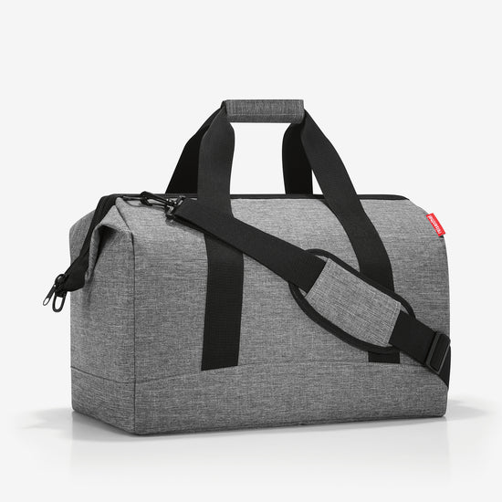 Reisenthel allrounder L twist silver (Große Reisetasche - 30 Liter Platz,grau) Begrenzt auf 3 Tage
