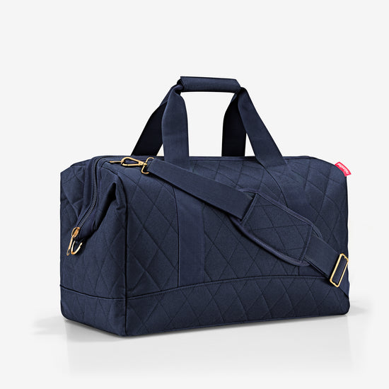 Reisenthel allrounder L rhombus midnight gold (Große Reisetasche - 30 Liter Platz,dunkelblau) Black Friday Preise