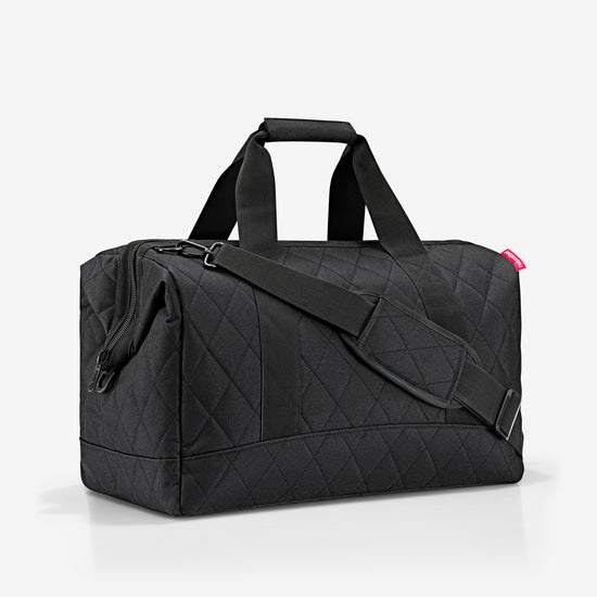 Reisenthel allrounder L rhombus black (Große Reisetasche - 30 Liter Platz,schwarz) 50% Rabatt für begrenzte Zeit