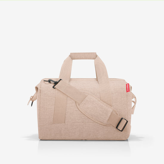 Reisenthel allrounder M twist coffee (Perfekt als Handgepäck - 18 Liter Platz,creme)