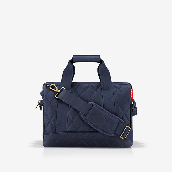 Reisenthel allrounder M rhombus midnight gold (Perfekt als Handgepäck - 18 Liter Platz,dunkelblau)