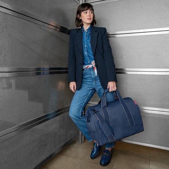 Reisenthel allrounder L herringbone dark blue (Große Reisetasche - 30 Liter Platz,dunkelblau) Flash Sale