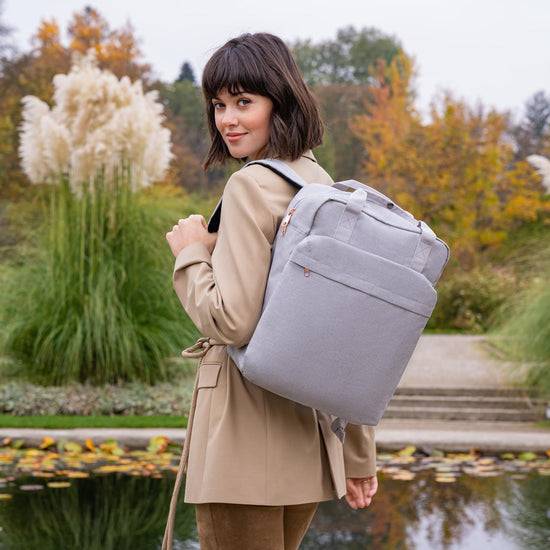 Reisenthel allday backpack M twist sky rose (Rucksack,hellgrau) Neueste Mode