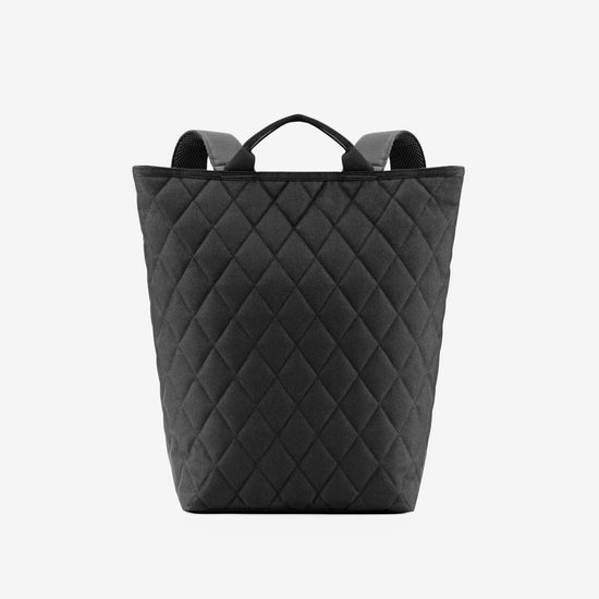 Reisenthel shopper-backpack rhombus black (Rucksack,schwarz)
