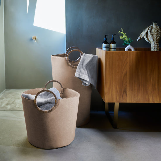 Reisenthel loophome S frame twist coffee (Wäschesammler,creme) zollfrei