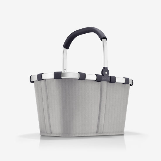 Reisenthel carrybag herringbone grey (Einkaufskorb,grau) Tiefpreis