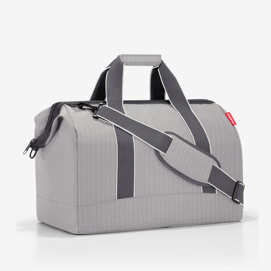 Reisenthel allrounder L herringbone grey (Große Reisetasche - 30 Liter Platz,grau) Sonderangebot der Fabrik