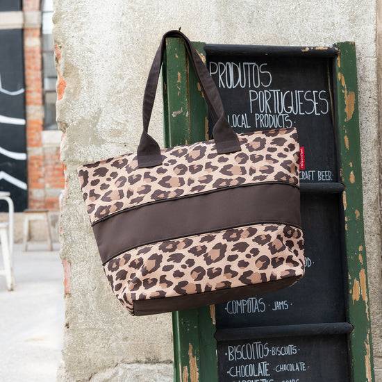Reisenthel shopper e1 leo macchiato (Damentasche,dunkelbraun) Vierteljährliche Förderung
