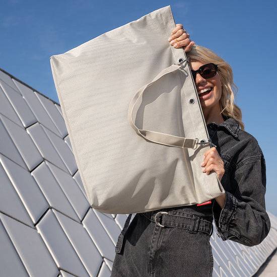 Reisenthel shopper XL herringbone sand (Strandtasche,hellbraun) zollfrei