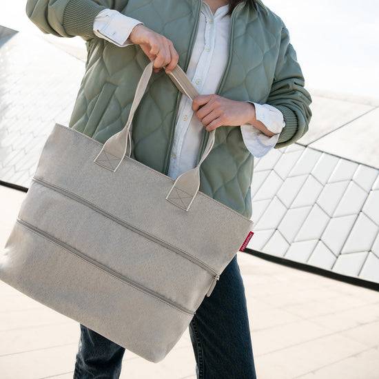 Reisenthel shopper e1 herringbone sand (Damentasche,hellbraun) Rabatte dieses Monats