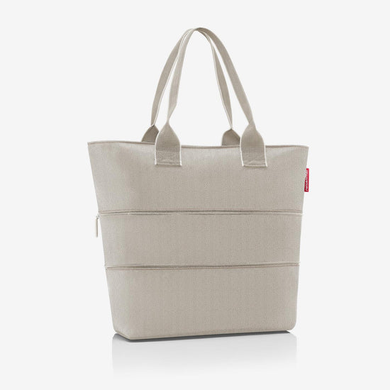 Reisenthel shopper e1 herringbone sand (Damentasche,hellbraun) Rabatte dieses Monats