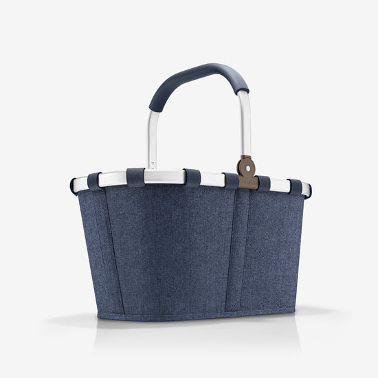 Reisenthel carrybag herringbone dark blue (Einkaufskorb,dunkelblau) Günstig kaufen