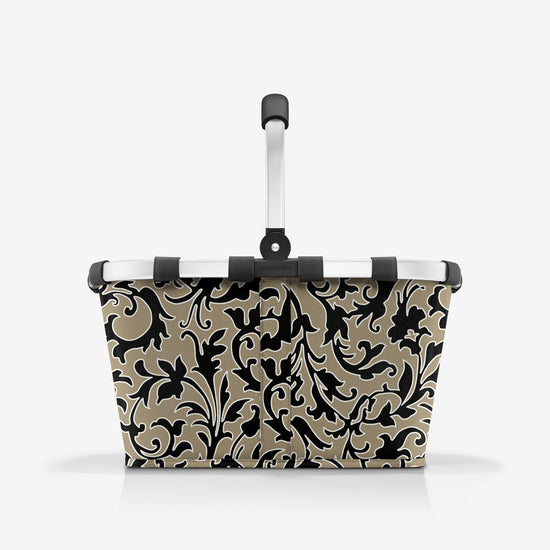Reisenthel carrybag baroque marble (Einkaufskorb,schwarz)