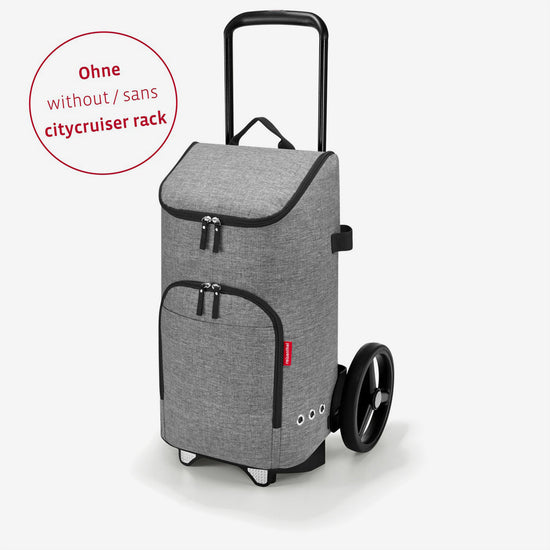 Reisenthel citycruiser bag twist silver (Einkaufstrolleytasche,grau)