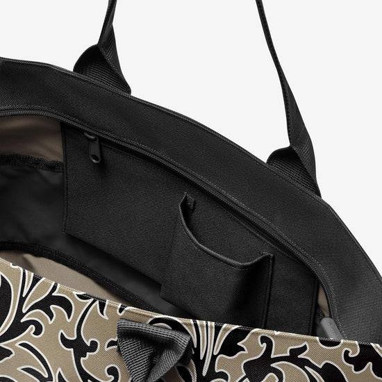 Reisenthel shopper e1 baroque marble (Damentasche,schwarz) Kostenlose Rückgabe