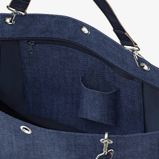 Reisenthel shopper XL herringbone dark blue (Strandtasche,dunkelblau) Bis zu 50% Rabatt