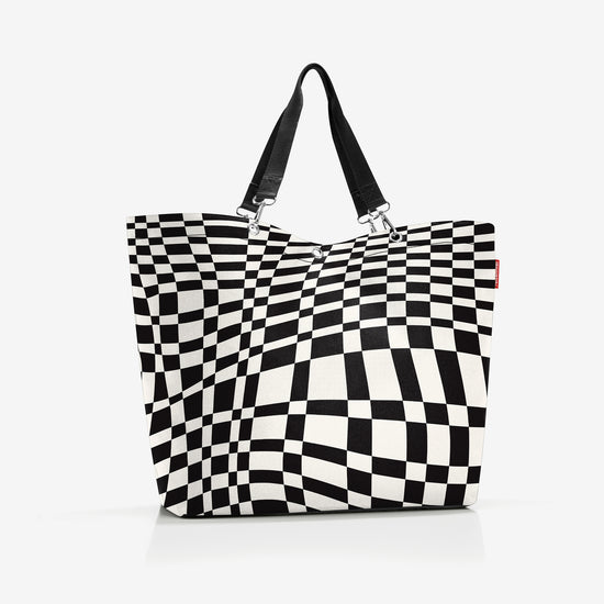 Reisenthel shopper XL op-art (Strandtasche,schwarz) Bis zu 60% Rabatt