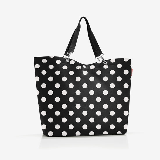 Reisenthel shopper XL dots white (Strandtasche,schwarz) Discount Store für neue Produkte