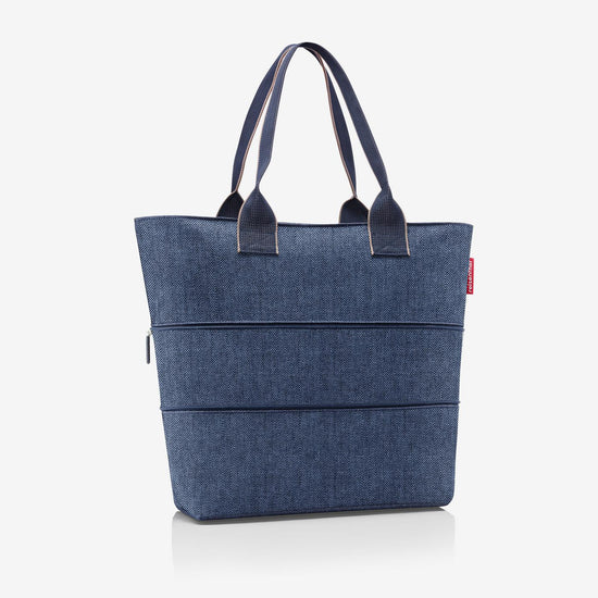 Reisenthel shopper e1 herringbone dark blue (Damentasche,dunkelblau) Riesige Rabatte