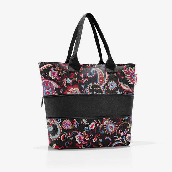 Reisenthel shopper e1 paisley black (Damentasche,schwarz) 50% Rabatt mit kostenlosem Versand