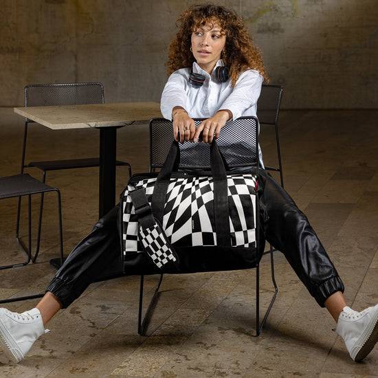 Reisenthel allrounder L op-art (Große Reisetasche - 30 Liter Platz,schwarz) Weihnachtsangebot