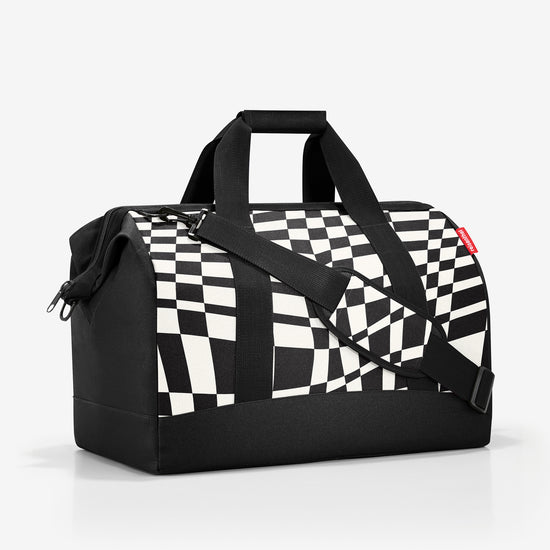 Reisenthel allrounder L op-art (Große Reisetasche - 30 Liter Platz,schwarz) Weihnachtsangebot