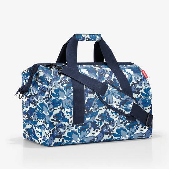 Reisenthel allrounder L flora blue (Große Reisetasche - 30 Liter Platz,blau) Begrenzte Freigabe