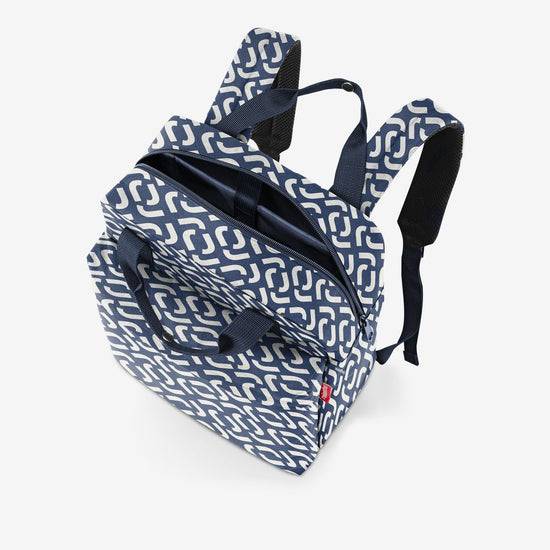 Reisenthel allday backpack M signature navy (Rucksack,blau) Bis zu 50% Rabatt