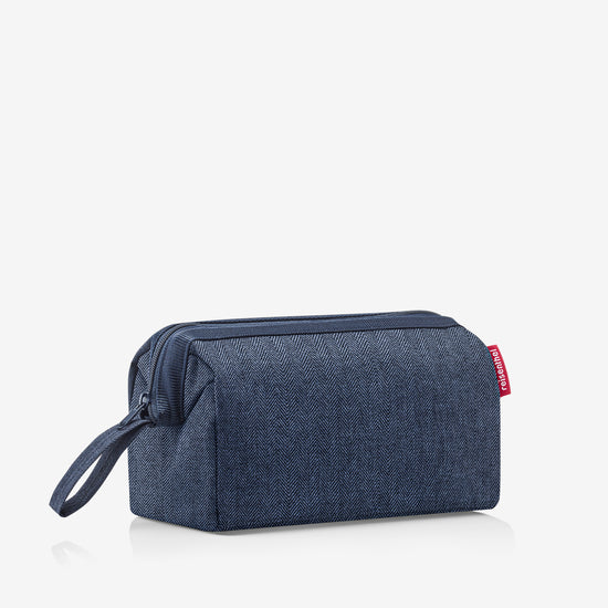 Reisenthel travelcosmetic herringbone dark blue (Kulturbeutel,dunkelblau) Speichern exportieren