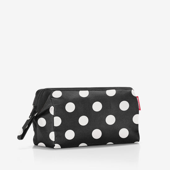 Reisenthel travelcosmetic dots white (Kulturbeutel,schwarz) zollfrei