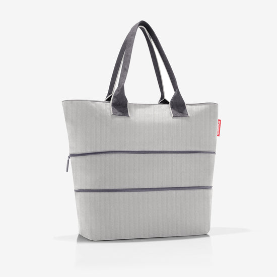 Reisenthel shopper e1 herringbone grey (Damentasche,grau) Günstig kaufen