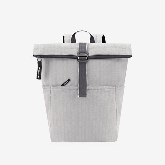 Reisenthel rolltop backpack herringbone grey (Rucksack,grau) Preisnachlass