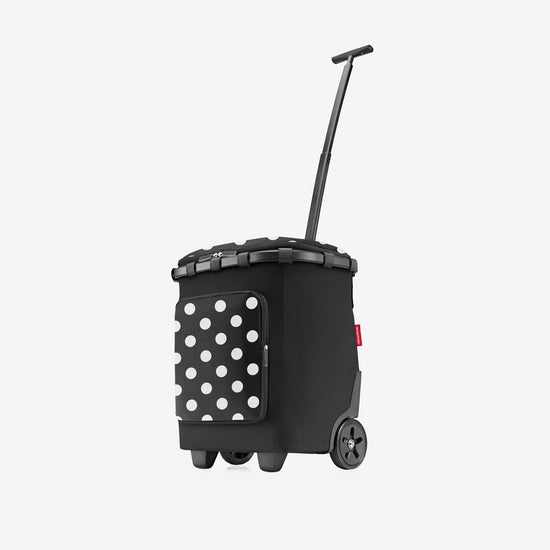 Reisenthel carrycruiser plus frame dots white (Einkaufstrolley,schwarz) Räumungsverkauf