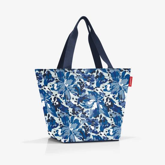 Reisenthel shopper M flora blue (Handtasche,blau) Super Rabatt